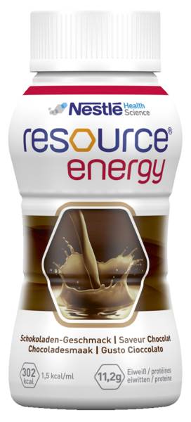 Resource Energy Mischkarton 6 x 4 x 200 ml, 4,8 L/KT Sorten: Aprikose-, Banane-, Erdb.-Himb.-, Schoko.-, Van.-, Kaffeegeschmack