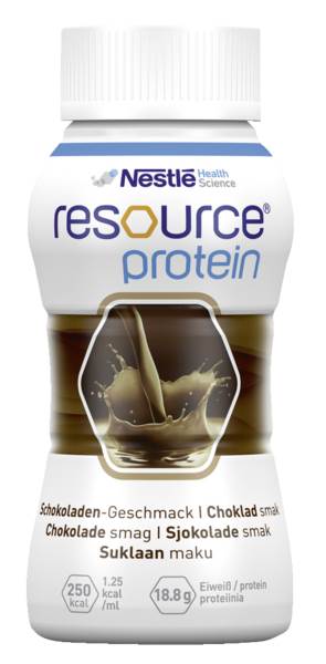 Resource Protein Mischkarton 6 x 4 x 200 ml, 4,8 L/KT Sorten: Vanille, Erdbeere, Schoko, Aprikose, Beerenmix, Kaffee