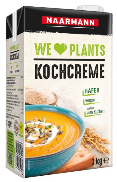 Naarmann Kochcreme Hafer, 1 KG/PK ungekühlt haltbar