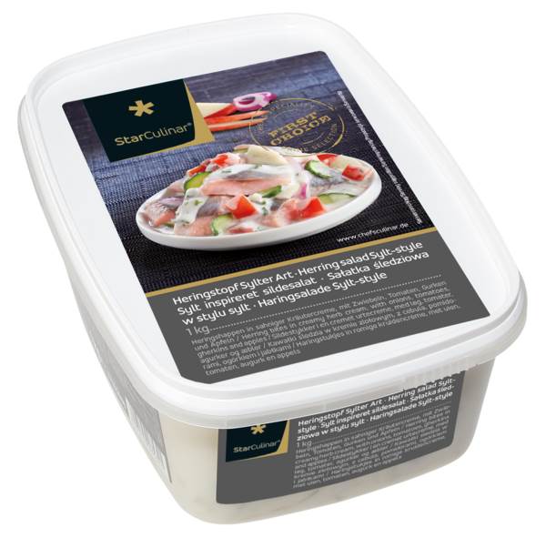 Star Culinar Heringstopf Sylter Art, 1 KG/BE Heringshappen in sahniger ...