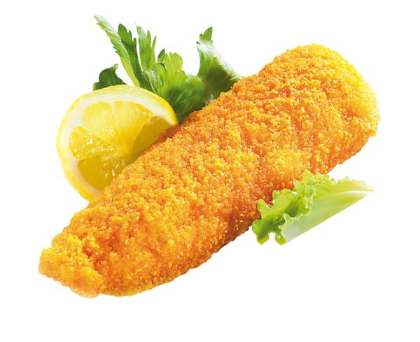 TK Base Culinar Alaska-Seelachsfilet, Portionsfilet, paniert (29%), IQF, ca.32 Stück, ca.190g, 6 KG/KT praktisch grätenfrei, aus Fischstücken zusammengesetzt, in Naturfiletform