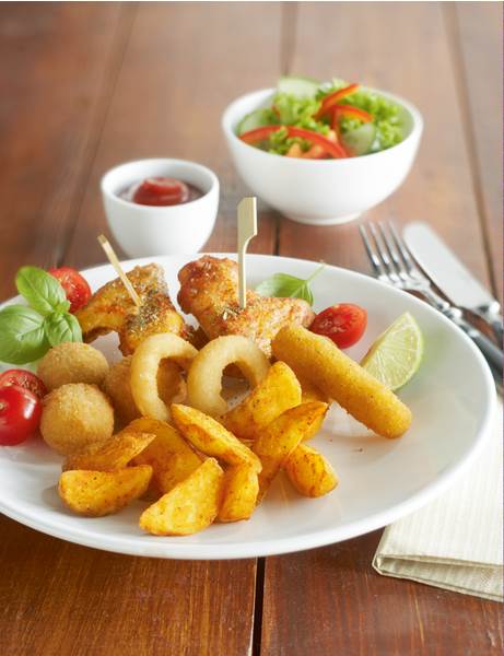 TK Aviko DF Aviko Spicy Jacket Wedges 2,5kg 2.5 KG/BG