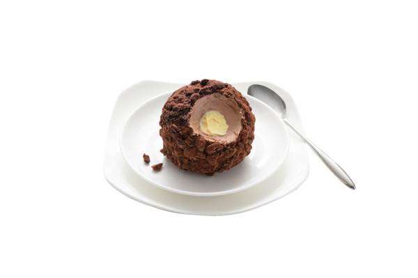 TK Bindi Schoko Tartufo, halbgeforene Zabaionecreme, 85g 12 ST/KT bedeckt mit Kakao und Haselnußstückchen