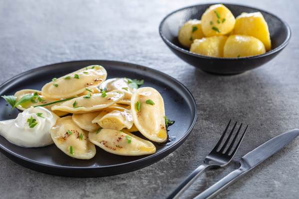 TK Bürger Pierogi Ruskie, 2,5 KG/BT Halbmondförmige Teigtasche mit ...
