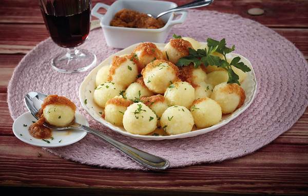 TK Schnefrost Mini Kartoffelklöße, ca.25g, 2,5 KG/BT halb/halb