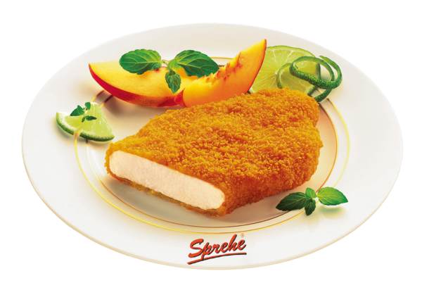 TK Sprehe Putenschnitzel, paniert, gebraten, 60g 3 KG/KT