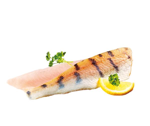 TK Zander-Naturfilet, mit Haut, IQF, 10% Glasur, ca.12 Stück, ca.300-500g, 5 KG/KT geschuppt, grätenarm, Nettofüllgewicht: 4,5kg