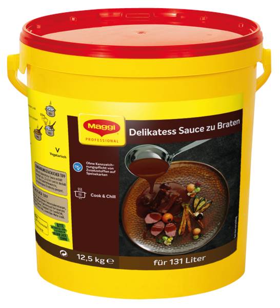 Maggi Delikatess Sauce zu Braten, (12492745) 12,5 KG/EI