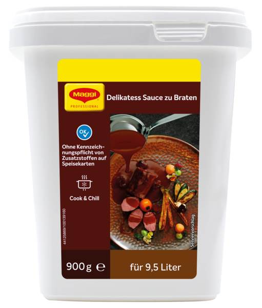 Maggi Delikatess Sauce zu Braten, (12492682) 0,9 KG/BX
