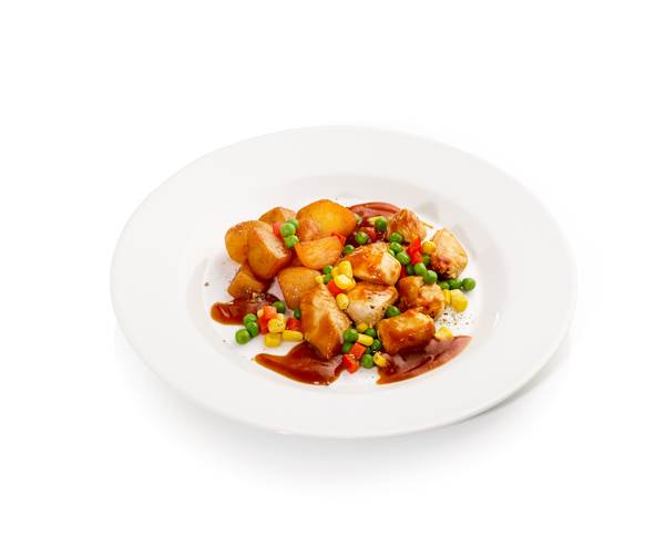 TK Star Culinar Hi Taste Barbecue Hähnchenbrust in Sauce mit gerösteten ...