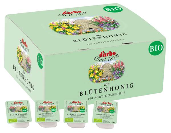 d'arbo BIO Blütenhonig      100x20g 100 ST/KT