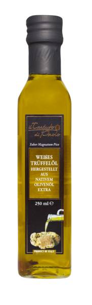 Il Tartufo Trüffelöl weiss, mit Stücken, 250 ML/FL