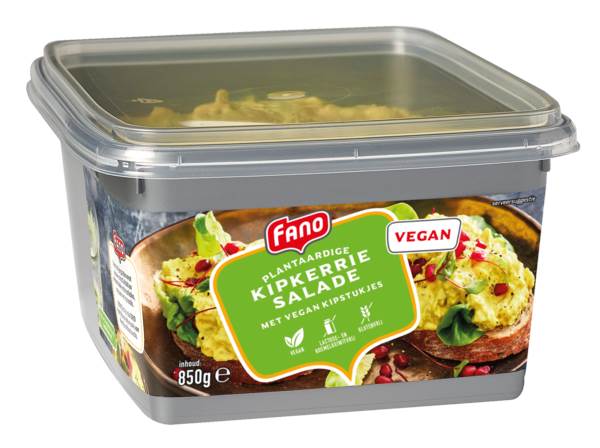 Fano Kip-kerrie salade vegan 850g