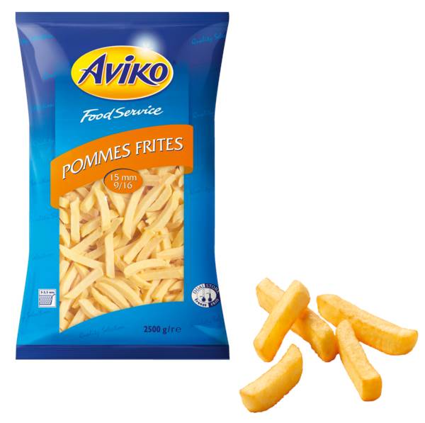 Mr Aviko Frytki belgijskie proste, 15mm, 15kg/kt 2,5 KG/PA