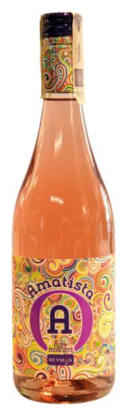 Amatista Rosado, wino różowe, musujące 0,75 L/BU , Hiszpania, Walencja, szczep: moscatel de alejandria, alicante bouschet