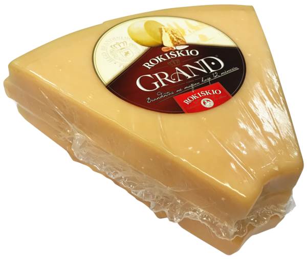 TEMAR Temar Grand Rokiskio,ser długodojrzewający,typu Grana Padano,blok ok.1,65kg 1 KG