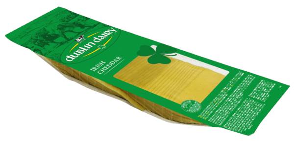 Cheddar Dublin Dairy Red,48% tłuszczu, plastry 1 KG/PA