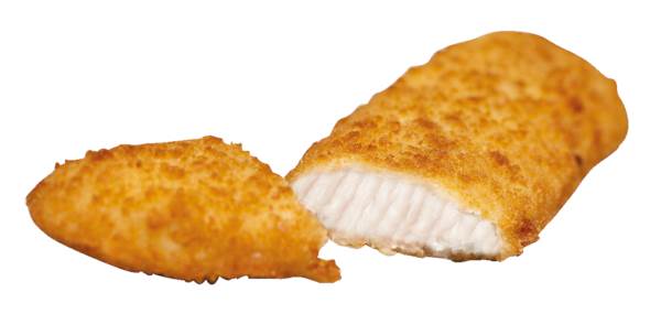 Mr Frosta Filet z mintaja "Excellent",  panierowane, wstępnie podsmażone porcje filetów, 5,18 KG/KT  rybnych ok. 185g, z połączonych kawałków ryby,