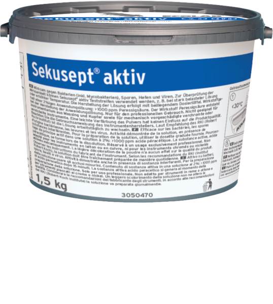 Sekusept aktiv SAX4N (3050470) 1,5 KG/EI Reinigungsaktives Instrumentendesinfektionsmittel