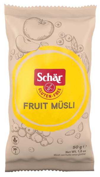 Schär Müsli Fruit glutenfrei, 50 G/BT