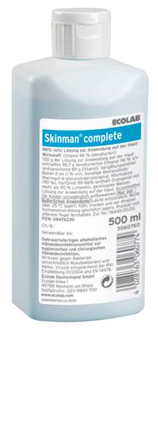 Ecolab Skinman complete (3095280) 500 ML/FL