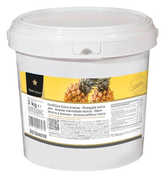 Star Culinar Konfitüre extra Ananas, Fruchtanteil 45 % 3 KG/EI