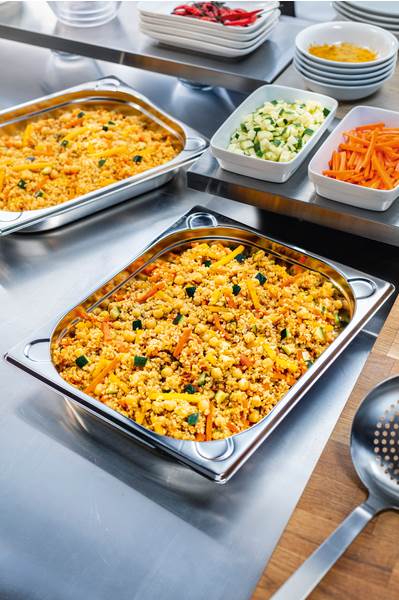 TK Frosta Combi Classe Bulgur, vegan, 1,5 KG/BT gegart, mit Gemüse und Kichererbsen, nach orientalischer Art gewürzt
