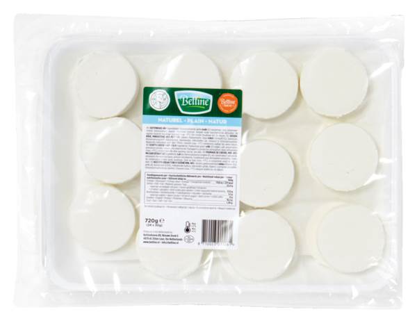 Bettine geitenkaas naturel, ca. 30gr per stuk 24 ST