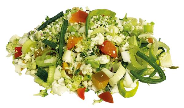 AGF bloemkool broccoli salade zonder saus, ca.2,5 kg 2,5 KG/DG