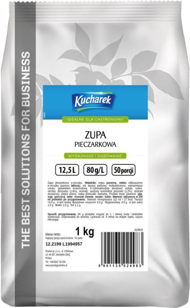Kucharek Zupa pieczarkowa, 1 KG/TB