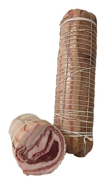 EFFEBI Pancetta Arrotolata a meta Campagnola, boczek wieprzowy, surowy, przyprawiony, 1,7 KG/ST , dojrzewający ok.2-3 miesiące,