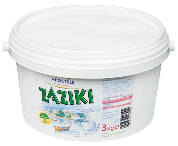 Apostels Zaziki yoghurt-based 3kg 3 KG/BU