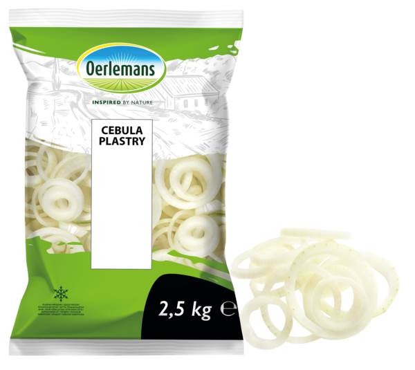 Mr Oerlemans Cebula plastry, 2,5 KG/PA