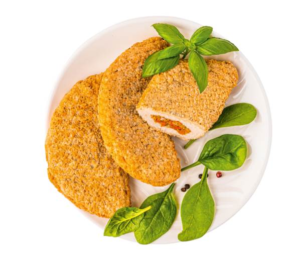 Mr Duda High Protein Medalion z brokułami, drobiowy, panierowany, smażony, pieczony, 1 KG/PA