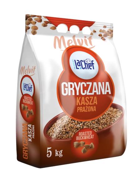 Melvit La Chef Kasza gryczana, prażona, 5 KG/PA