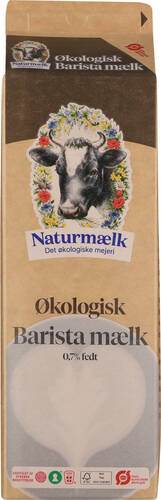 Kaffemjölk, 0,7% fett, ekologisk, 1 l