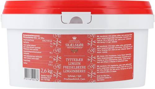 Lingonsylt, 2,6 kg