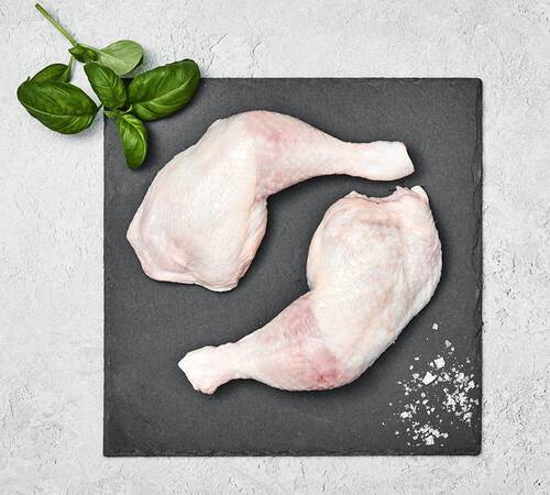 Kyllingelår, hele, uden ryg, 230-300 g, halal, 2 kg, Danmark