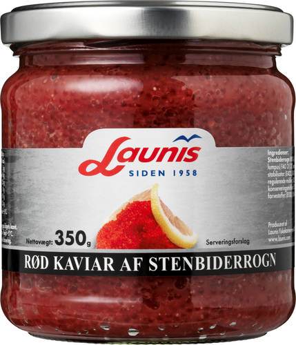 Röd kaviar (stenbitsrom), 350 g
