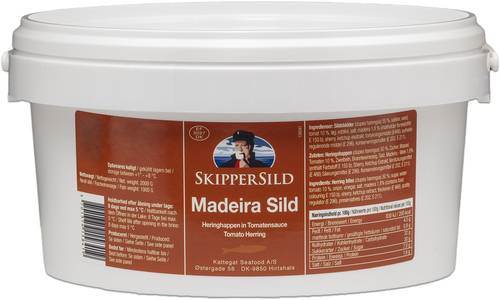 Madeira sildebidder i tomat, 2 kg