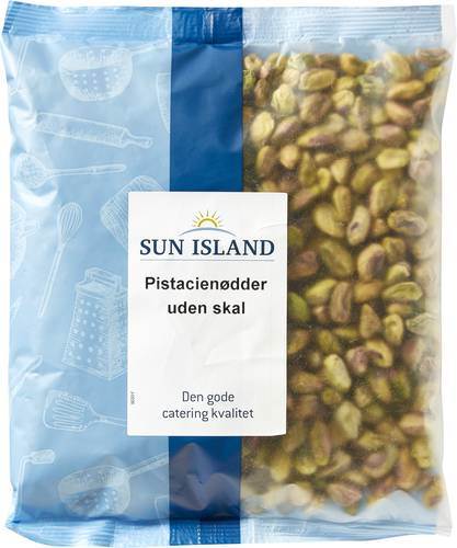 Pistacienødder usaltet, uden skal, med hinde, 500 g