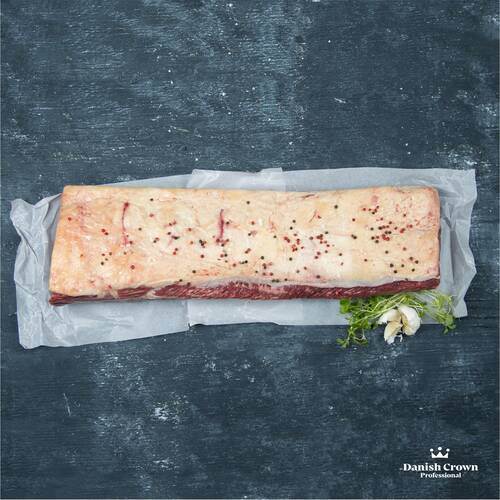 Striploin af okse uden kæde, uden ribkød, 5-6 kg, Danmark