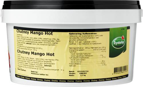 Mango chutney hot, 2,5 kg
