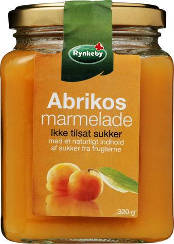 Aprikosmarmelad utan tillsatt socker, 320 g