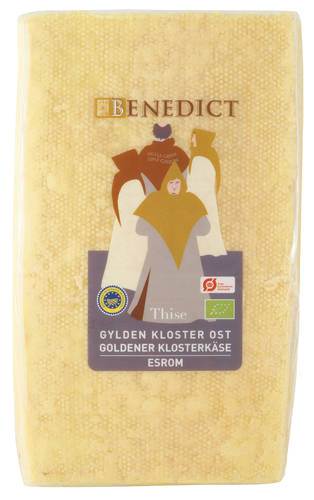 Benedict gyllen kloster ost, 45+, ekologisk, ca. 1,5 kg