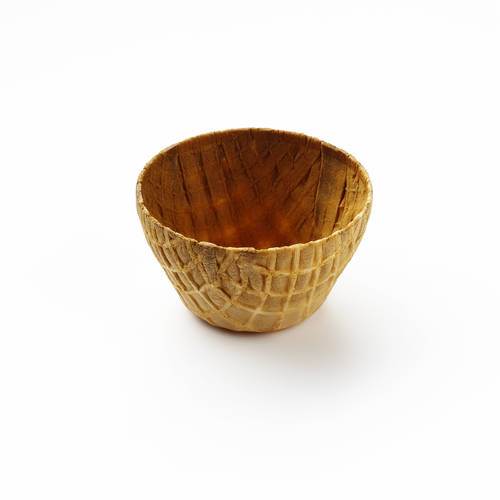 Våffelskål utan choklad, rund, ca. 16 g, 104 st