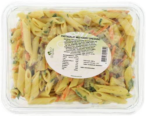Pasta med karry-dressing, 1 kg