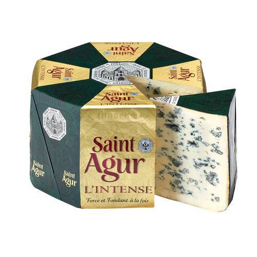 Blåmögel Saint Agur 60+ (33%), hel, ca. 2.2 kg