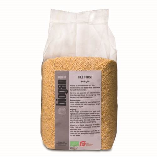 Hirs, hel, ekologisk, 1 kg