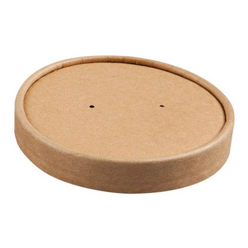 Lock till soppbägare 350 ml (12oz), brun, 500 st (soppbägare 16842762)